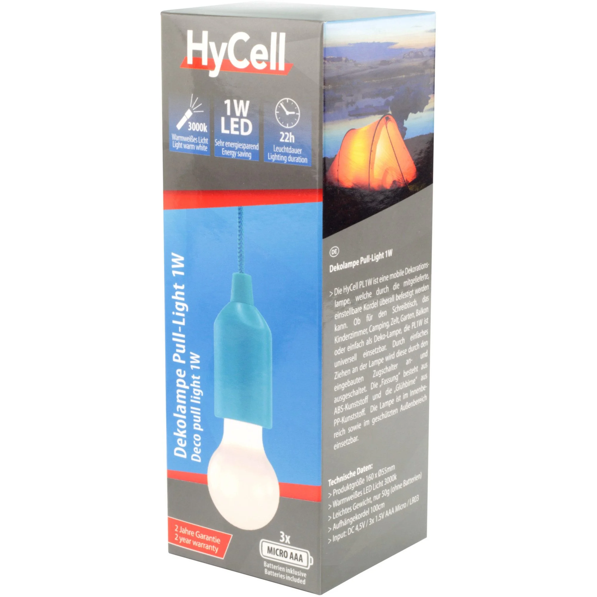 ANSMANN HyCell Pull-Light PL1W · LED-Dekoleuchte